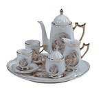 10-Piece Porcelain Madonna & Child Tea Set -31526