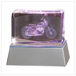 Lighted Motorcycle Cube -36368
