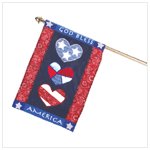 God Bless America Mini-Flag -90024
