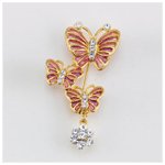 Butterfly Trio Pin -36901