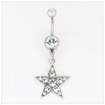 Star Dangle Belly Jewelry -36912