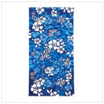 Beach Towel Blue Hyacinth -36018
