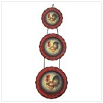 Rooster Motif Plate Set -35259