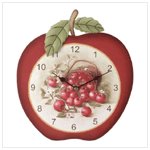 Apple Shaped Clock -35320