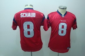 Houston Texans #8 Matt Schaub Red Youth Youth Jersey