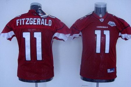 Larry Fitzgerald #11 Red Arizona Cardinals Youth Jersey