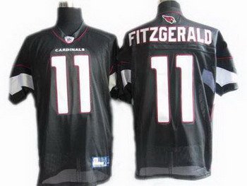 Larry Fitzgerald #11 Black Arizona Cardinals Youth Jersey