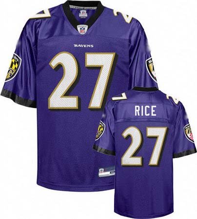 Ray Rice #27 Purple Baltimore Ravens Youth Jersey