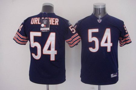 Brian Urlacher #54 Navy Chicago Bears Youth Jersey