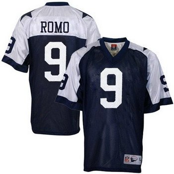 Tony Romo #9 Thanksgiving Day Blue Dallas Cowboys Youth Jersey