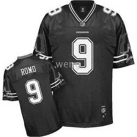 Tony Romo #9 Black Dallas Cowboys Youth Jersey