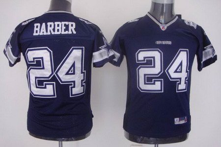 Marion Barber #24 Blue Dallas Cowboys Youth Jersey