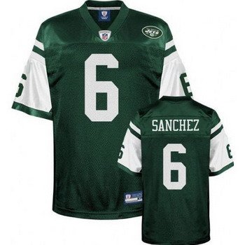 Mark Sanchez #6 Green New York Jets Youth Jersey