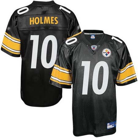 Santonio Holmes #10 Black Pittsburgh Steelers Youth Jersey