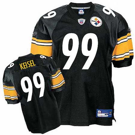 Brett Keisel #99 Black Pittsburgh Steelers Youth Jersey