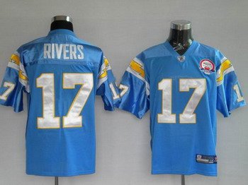 Phillip Rivers #17 Powder Blue San Diego Chargers Youth Jersey