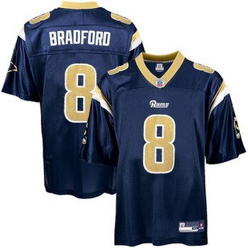 Sam Bradford #8 Blue St. Louis Rams Youth Jersey