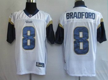 Sam Bradford #8 White St. Louis Rams Youth Jersey