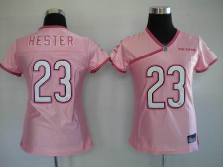 Devin Hester #23 Pink Chicago Bears Women's Jersey
