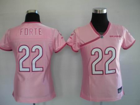 Matt Forte #22 Pink Chicago Bears Women's Jersey