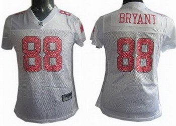 Dez Bryant #88 White Dallas Cowboys Women's Jersey