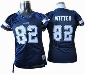 Jason Witten #82 Navy Dallas Cowboys Women's Jersey
