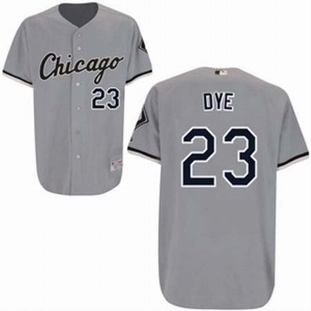 Jermaine Dye #23 Grey Chicago White Sox Men's Jersey
