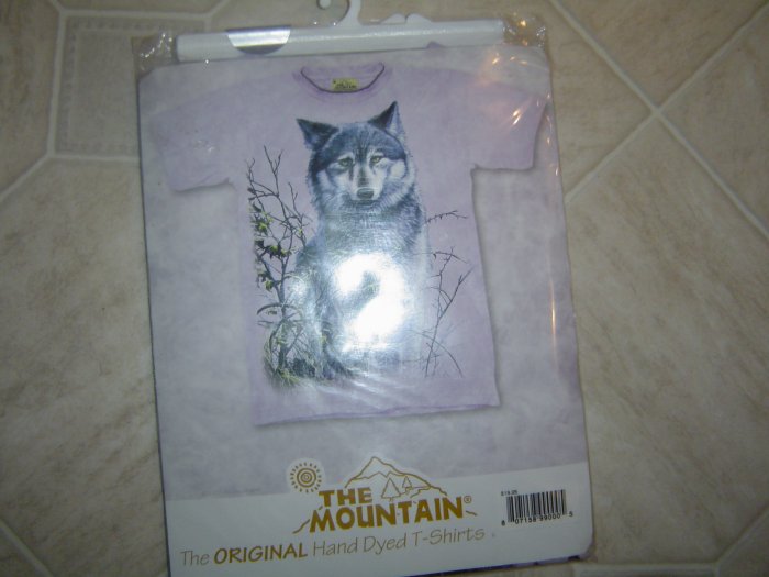 The Mountain Hand Dyed T-Shirt Wolf