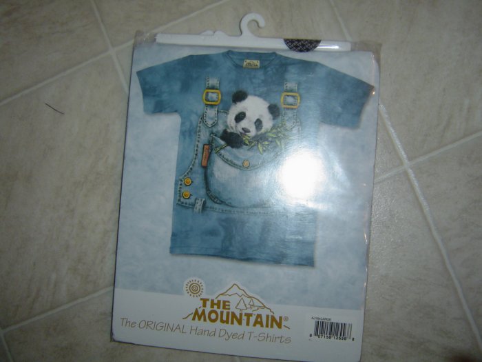 The Mountain Hand Dyed T-Shirt Panda Bear