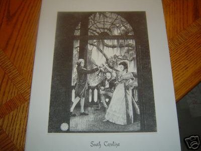 Pen and Ink Drawing South Carolina by Gene Matras