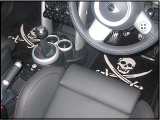 Mat Set for US Mini Convertible - Jolly Roger