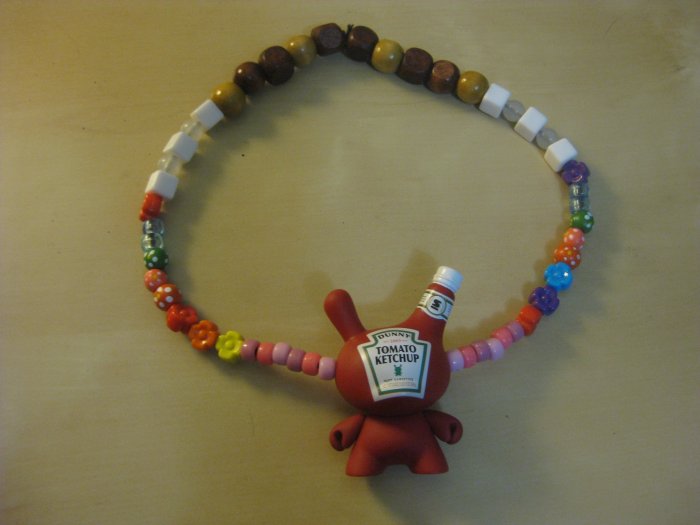 Dunny Ketchup Kandi Necklace