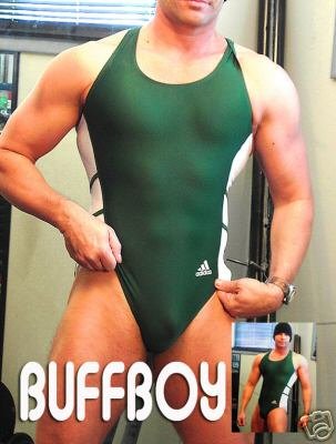 BUFFBOY ADIDAS LYCRA GYMNASTICS LEOTARD SINGLET GR