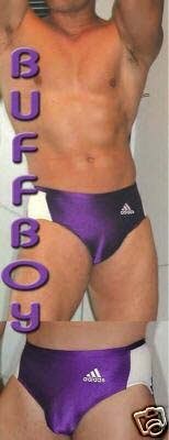 BUFFBOY ADIDAS LYCRA HIGHSCHOOL ISSUE SWIMSUIT PR m