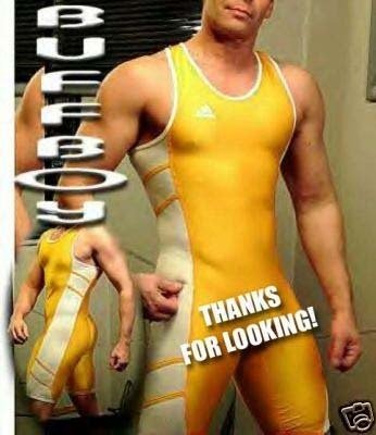 BUFFBOY ADIDAS LYCRA WRESTLING SINGLET SPEEDSUIT YL Xxl