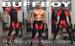 BUFFBOY CUSTOM LYCRA SKINSUIT SPEEDSUIT TRIATHLON large