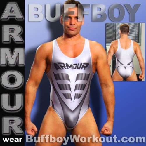 BUFFBOY Armour LYCRA GYMNASTICS LEOTARD SINGLET SLV