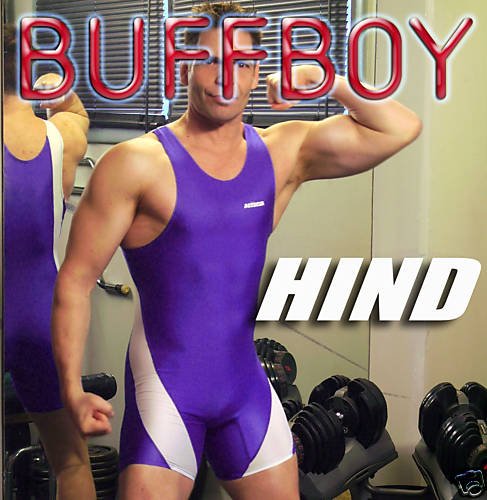 BUFFBOY HIND LYCRA WRESTLING SPEEDSUIT SINGLET LprXL