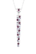 Swarovski Crystal Necklace - Lisette (Violet)