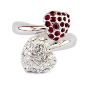 Swarovski Crystal Ring - Isemay (Red)