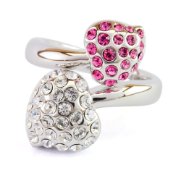 Swarovski Crystal Ring - Isemay (Pink)