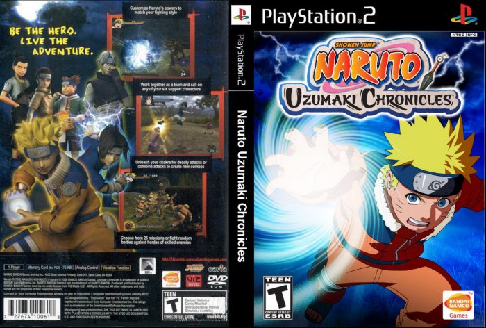 Playstation 2 Naruto Uzumaki Chronicles
