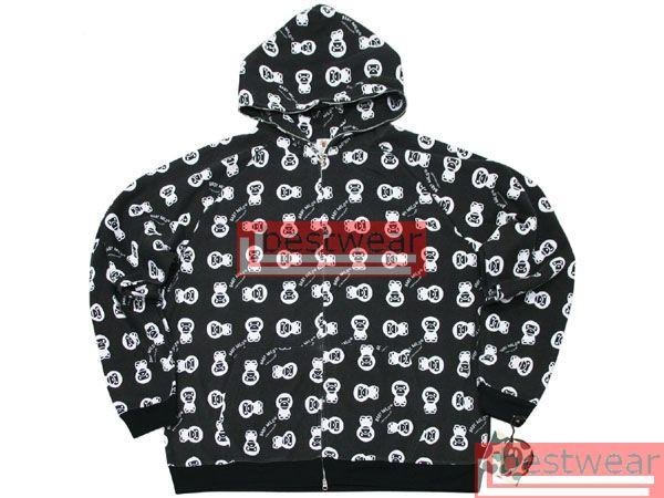 Brand New Bape A Bathing Ape Double-Zipper Hoodie Baby Milo BH05 Size M