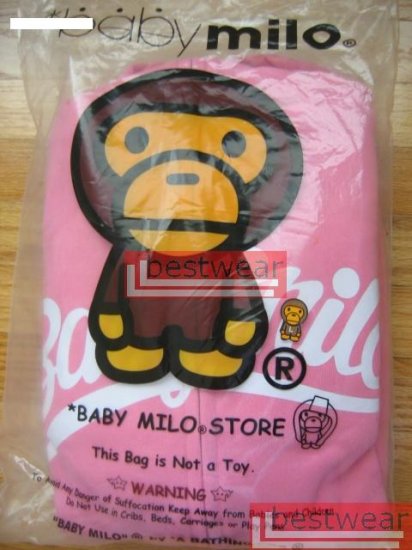Brand New Bape A Bathing Ape Double-Zipper Hoodie Baby Milo BH24 Size L