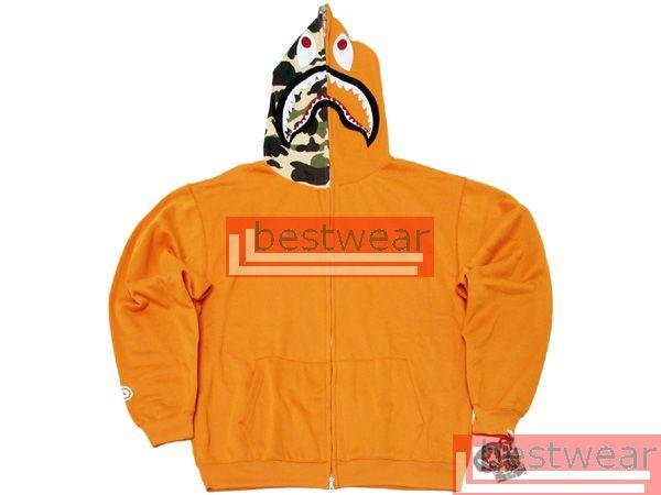 Brand New Bape Bathing Ape BAPESTA Shark Orange BH19 Size XL