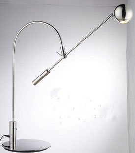 led fashionable and modern stainless steel desk lamp