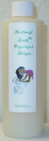 Northwest Scents Peppermint Shampoo For Dry, Curly, Color Treated, and Ethnic Hair 8 oz bottle