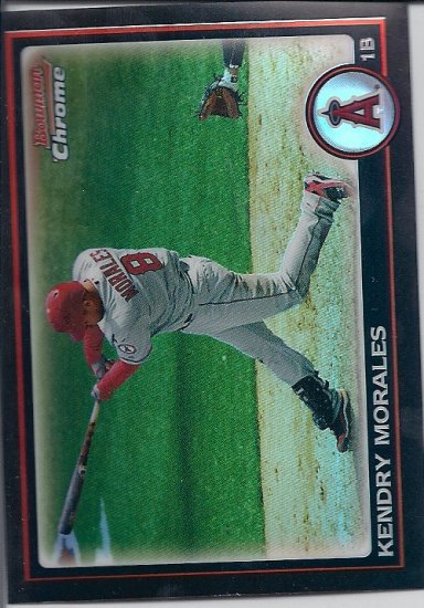 2010 Bowman Chrome Kendry Morales Refractor card