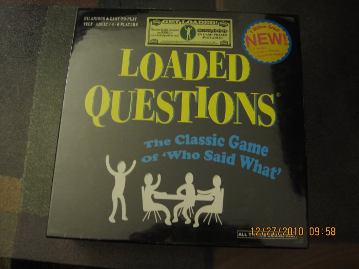 LOADED QUESTIONS BOARD GAME NEW & SEALED
