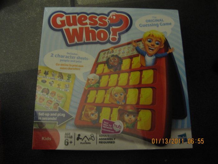 GUESS WHO BOARD GAME NEW